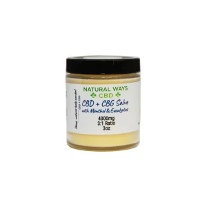 Buy CBD:CBG Salve | 4000mg | Natural Ways CBD