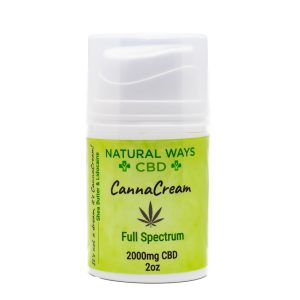 Canna Cream CBD Topical | 2000mg | Natural Ways CBD
