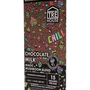 Chocolate Milk Tre House Magic Mushroom Chocolate Bar 50g - Shroom Land Hub