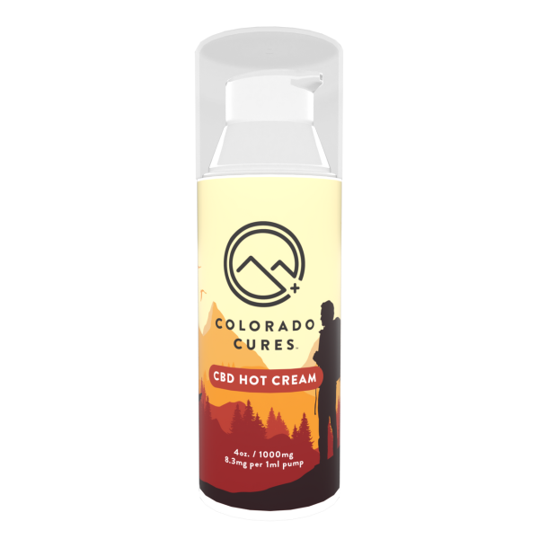 Colorado Cures - CBD Hot Cream 1000mg 4oz