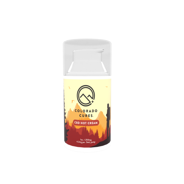 Colorado Cures - CBD Hot Cream 250mg 1oz