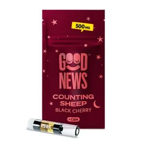 Good News Counting Sheep Black Cherry 1:4 CBN:THC Cartridge