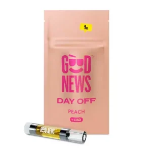 Good News Day Off Peach | Hybrid Cartridge with CBD [1g]