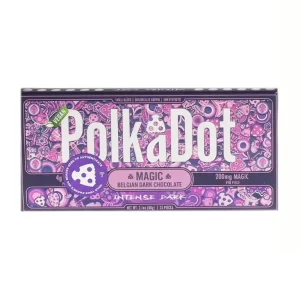Intense Dark PolkaDot Magic Mushroom Belgian White Chocolate 200mg Magic Per Piece - Shroom Land Hub