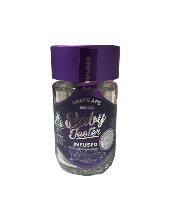 Jeeter Baby Jeeter 5 Pack Infused Prerolls – Grape Ape