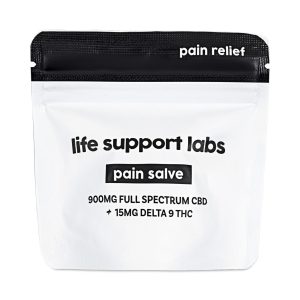 LIFE SUPPORT LABS 900mg Full Spectrum CBD & 15mg Delta 9 THC 7mL Salve