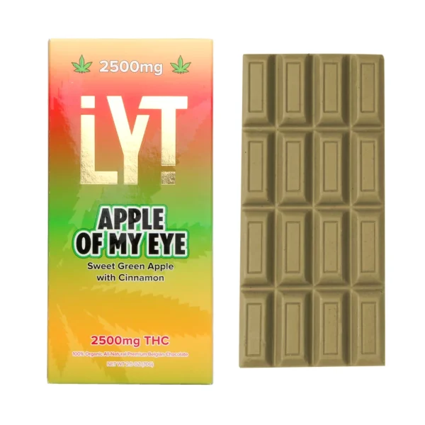 LYT Apple of My Eye Chocolate Bar 2500mg - Shroom Land Hub