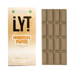Lyt Morning Toffee Chocolate Bar 2500mg - Shroom Land Hub