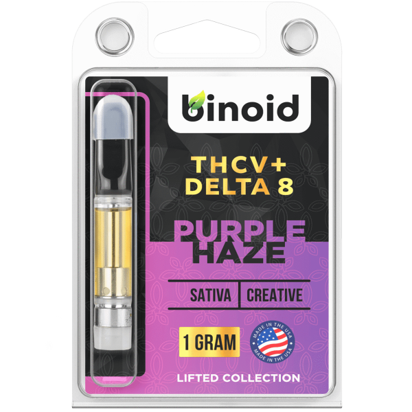 THCV + Delta 8 THC Vape Cartridge- Purple Haze