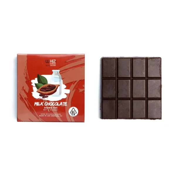 Whiz Edibles Milk Chocolate Bar - Shroom Land Hub